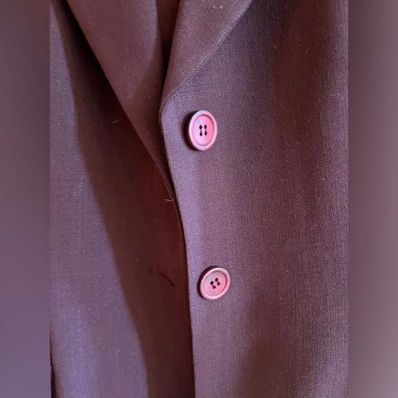 LILLET Wool Blazer and Skirt Purple Set Vintage size 38 - Picture 4 of 10